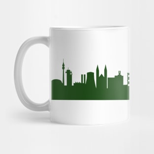 RUHRPOTT skyline in forest green Mug